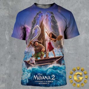 Official Poster Moana 2 Experirnce It In Imax November 27 2024 All Over Print Shirt