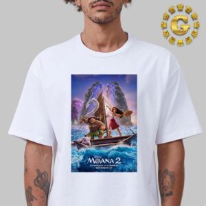 Official Poster Moana 2 Experirnce It In Imax November 27 2024 Unisex T-Shirt