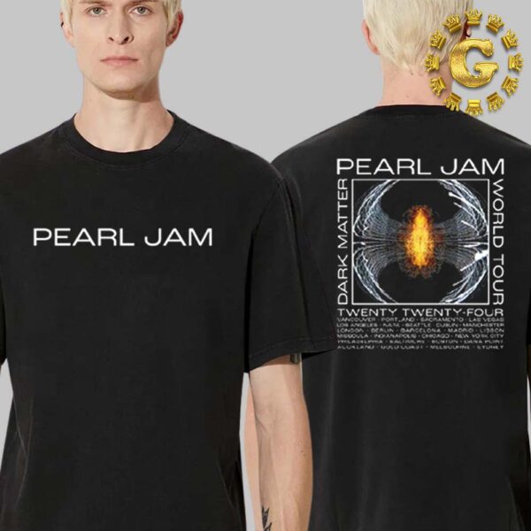 Pearl Jam DM Box Tour Tee For The Ohana Festival At Dana Point California At Doheny State Beach On September 27 2024 Two Side Unisex T-Shirt