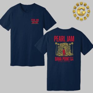 Pearl Jam Event Tee For The Ohana Festival At Dana Point California At Doheny State Beach On September 27 2024 Two Side Unisex T-Shirt