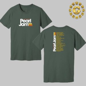 Pearl Jam Retro Tee For The Ohana Festival At Dana Point California At Doheny State Beach On September 27 2024 Two Side Unisex T-Shirt