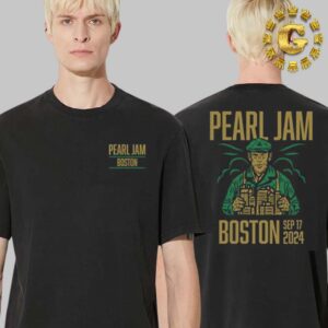 Pearl Jam With Glen Hansard Event Tee Night 2 At Fenway Park In Boston MA On September 15th And 17th 2024 Two Side Unisex T-Shirt