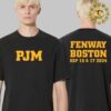 Pearl Jam With Glen Hansard Lansdowne Tee At Fenway Park In Boston MA On September 15th 2024 Two Side Unisex T-Shirt