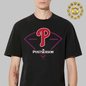 Philadelphia Phillies Black 2024 MLB Postseason Around The Horn Unisex T-Shirt