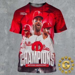 Philadelphia Phillies Is National League East Champions 2024 Fox MLB Since 2011 All Over Print Shirt