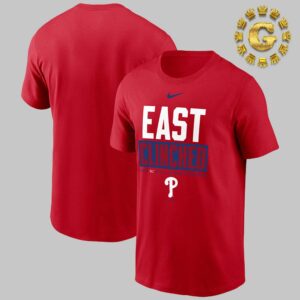 Philadelphia Phillies Nike Red 2024 NL East Division Champions Unisex T-Shirt