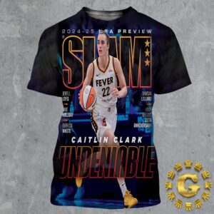 SLAM 252 Caitlin Clark Undeniable 2024 25 NBA Preview All Over Print Shirt