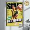 SLAM 252 Cover Caitlin Clark Undeniable 2024 25 NBA Preview Orange The Metal Editions Home Decor Poster Canvas