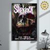 Slipknot 2024 Tour Full Show Combined Poster Intuit Dome Inglewood CA On September 13th And 14th 2024 Home Decor Poster Canvas