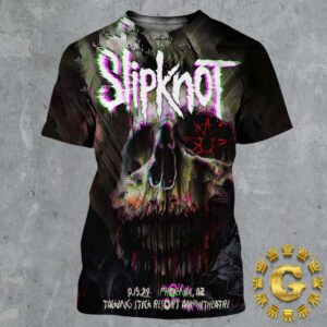 Slipknot 2024 Tour Tee At Talking Stick Resort Amphitheatre In Phoenix AZ On September 15th 2024 All Over Print Shirt