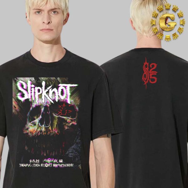 Slipknot 2024 Tour Tee At Talking Stick Resort Amphitheatre In Phoenix AZ On September 15th 2024 Two Side Unisex T-Shirt