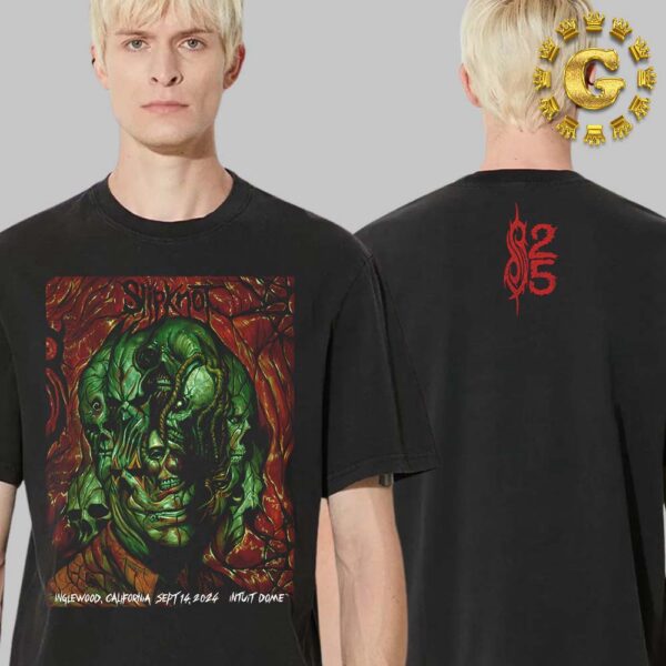 Slipknot 2024 Tour Tee Intuit Dome Inglewood CA On September 14th 2024 Two Side Unisex T-Shirt