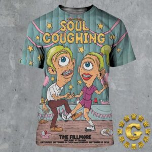 Soul Coughing Band Event Poster At 1805 Geary Fillmore In The Fillmore San Francisco CA On September 14th And 15th 2024 All Over Print Shirt