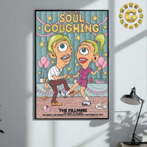 Soul Coughing Band Event Poster At 1805 Geary Fillmore In The Fillmore San Francisco CA On September 14th And 15th 2024 Home Decor Poster Canvas