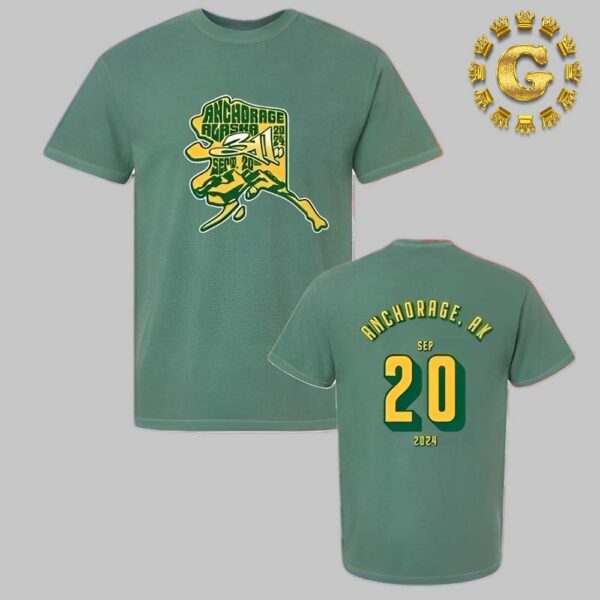 The 311 Event Merch Tee In Anchorage AK At Alaska Airlines Center On September 20th 2024 The Signature Logo And Number 20 Artwork Two Side Unisex T-Shirt