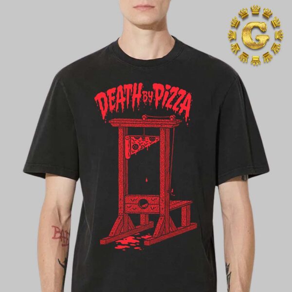 The Death By Pizza The Pizza Head Chopper Artwork Unisex T-Shirt