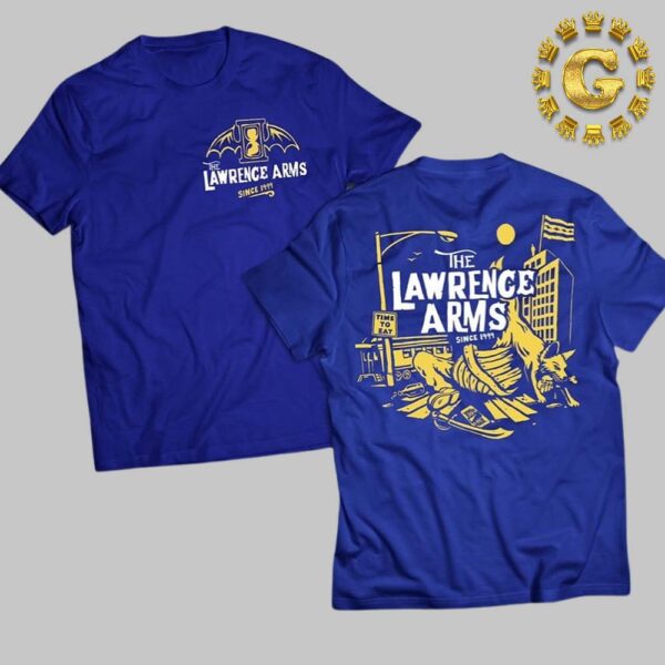 The Lawrence Arms Limited Edition New 25th Anniversary Design Tee At Riot Fest In Chicago IL On September 21th 2024 The Dog Artwork Two Side Unisex T-Shirt