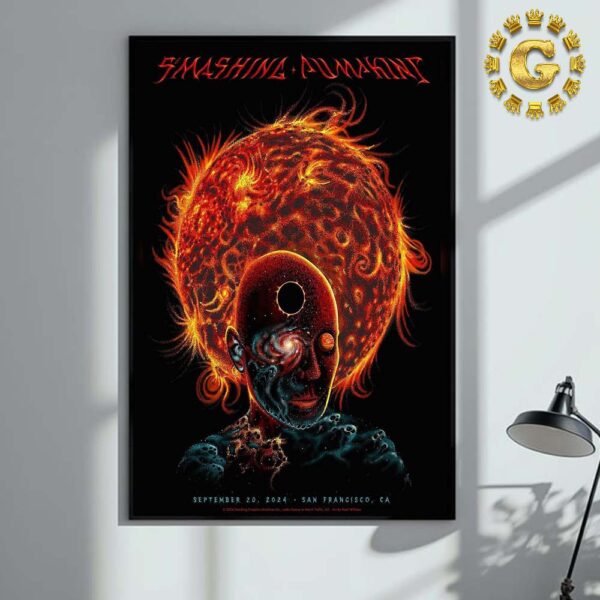 The Smashing Pumpkins Tonight Poster In San Francisco CA On September 20th 2024 Home Decor Poster Canvas