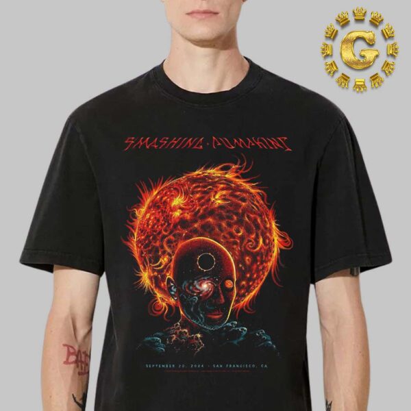 The Smashing Pumpkins Tonight Poster In San Francisco CA On September 20th 2024 Unisex T-Shirt