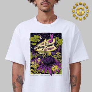 The String Cheese Incident Event Poster In Milwaukee WI At Riverside Theater On September 20th And 21th 2024 Unisex T-Shirt