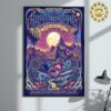 WEEN Eugene 2024 Limited Poster Stardream Citrine Metallic Flake Variant At The Cuthbert Amphitheatre In Eugene Oregon On August 10th 2024 Home Decor Poster Canvas