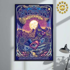 The String Cheese Incident Tour Dates List Poster Start In Okiahoma City OK On September 18th 2024 Home Decor Poster Canvas