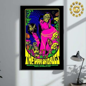 The War On Drugs Tonight Poster At Merriweather Post Pavilion On Columbia Maryland On Monday September 16th 2024 Home Decor Poster Canvas