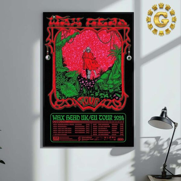 Wax Head Band First UK EU Tour 2024 Tour Dates List On Octorber Home Decor Poster Canvas