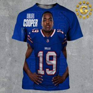 Amari Cooper From Buffalo Bills Number 19 NFL All Over Print Shirt