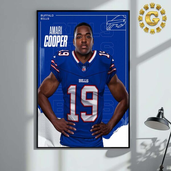 Amari Cooper From Buffalo Bills Number 19 NFL Home Decor Poster Canvas