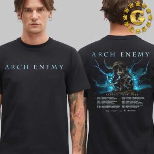 Arch Enemy Mexico Tour Dates List 2024 Larco Camino Al Inframundo Two Sides Unisex T-Shirt