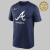 Atlanta Braves Fanatics Navy 2024 MLB Postseason Locker Room Unisex T-Shirt