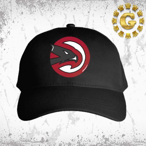 Atlanta Hawks And Atlanta Falcons Combined NFL x NBA Logo Atlanta Sport Teams Classic Cap Hat Snapback