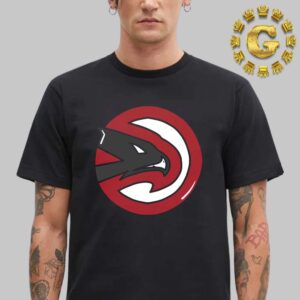 Atlanta Hawks And Atlanta Falcons Combined NFL x NBA Logo Atlanta Sport Teams Unisex T-Shirt