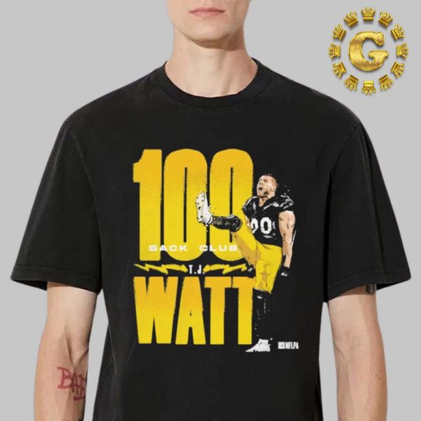 Best TJ Watt Pittsburgh 100 Sack Club Unisex T-Shirt