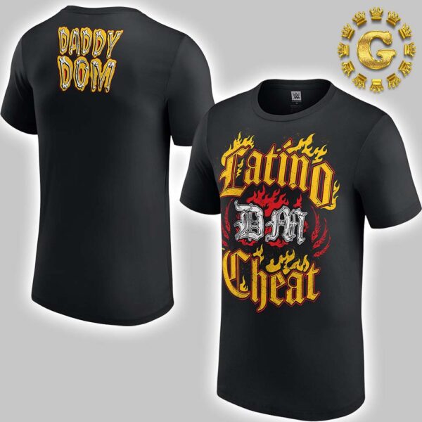 Black Dominik Mysterio Latino Cheat WWE Two Side Unisex T-Shirt