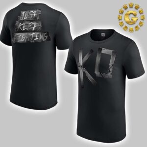 Black Kevin Owens Blackout WWE Two Side T-Shirt