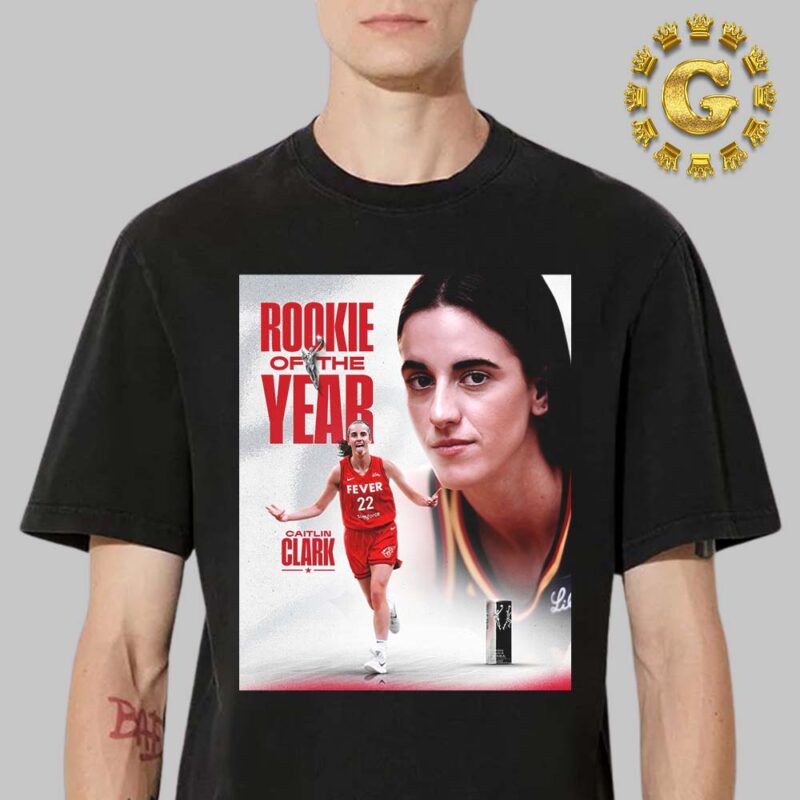 Caitlin Clark From Indiana Fever Rookie Of The Year WNBA Unisex T Shirt