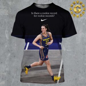 Caitlin Clark Is There A Rookie Record For Rookie Records Nike Tribute All Over Print Shirt