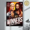 Oba Femi Is Now The Longest Reigning WWE NXT North American Champion Ever Home Decor Poster Canvas