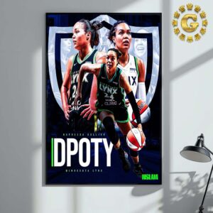 Congrats Napheesa Collier From Minnesota Lynx Is The Defensive Player Of The Year Dpoty 2024 Home Decor Poster Canvas