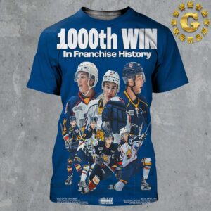 Congrats To Barrie Colts Has 1000th Win In Franchise History NHL All Over Print Shirt