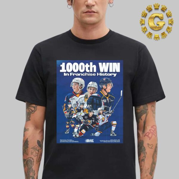 Congrats To Barrie Colts Has 1000th Win In Franchise History NHL Unisex T-Shirt