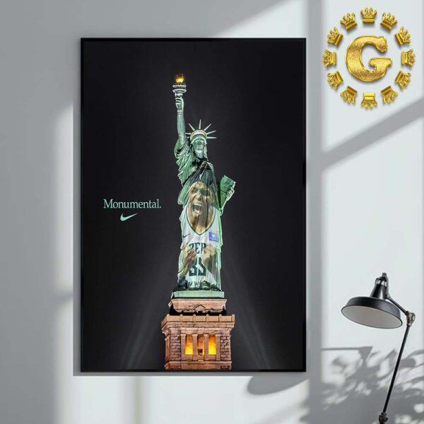 Congrats To Jonquel Jones From New York Liberty Finals MVP Monumental Nike Tribute Home Decor Poster Canvas