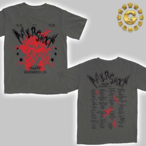 DWP Merchandise Slayer AfterShock 2024 Merch Tee Static At Aftershock In Sarramento CA On October 10th 2024 Two Side Unisex T-Shirt