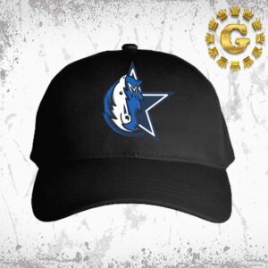 Dallas Cowboys And Dallas Mavericks Combined NFL x NBA Logo Dallas Sport Teams Classic Cap Hat Snapback