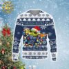 Dallas Cowboys Baby Yoda Dallas Cowboys Panttern Classic Knitted White Christmas Ugly Sweater