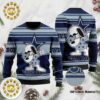 Dallas Cowboys Dead Skull Personalized Dallas Cowboys Ugly Christmas Sweater Gift For Holiday