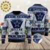 Dallas Cowboys Cool Baby Yoda Pattern Ugly Christmas Sweater