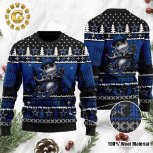 Dallas Cowboys Jack Skellington Halloween Cowboys Pattern Ugly Christmas Sweater